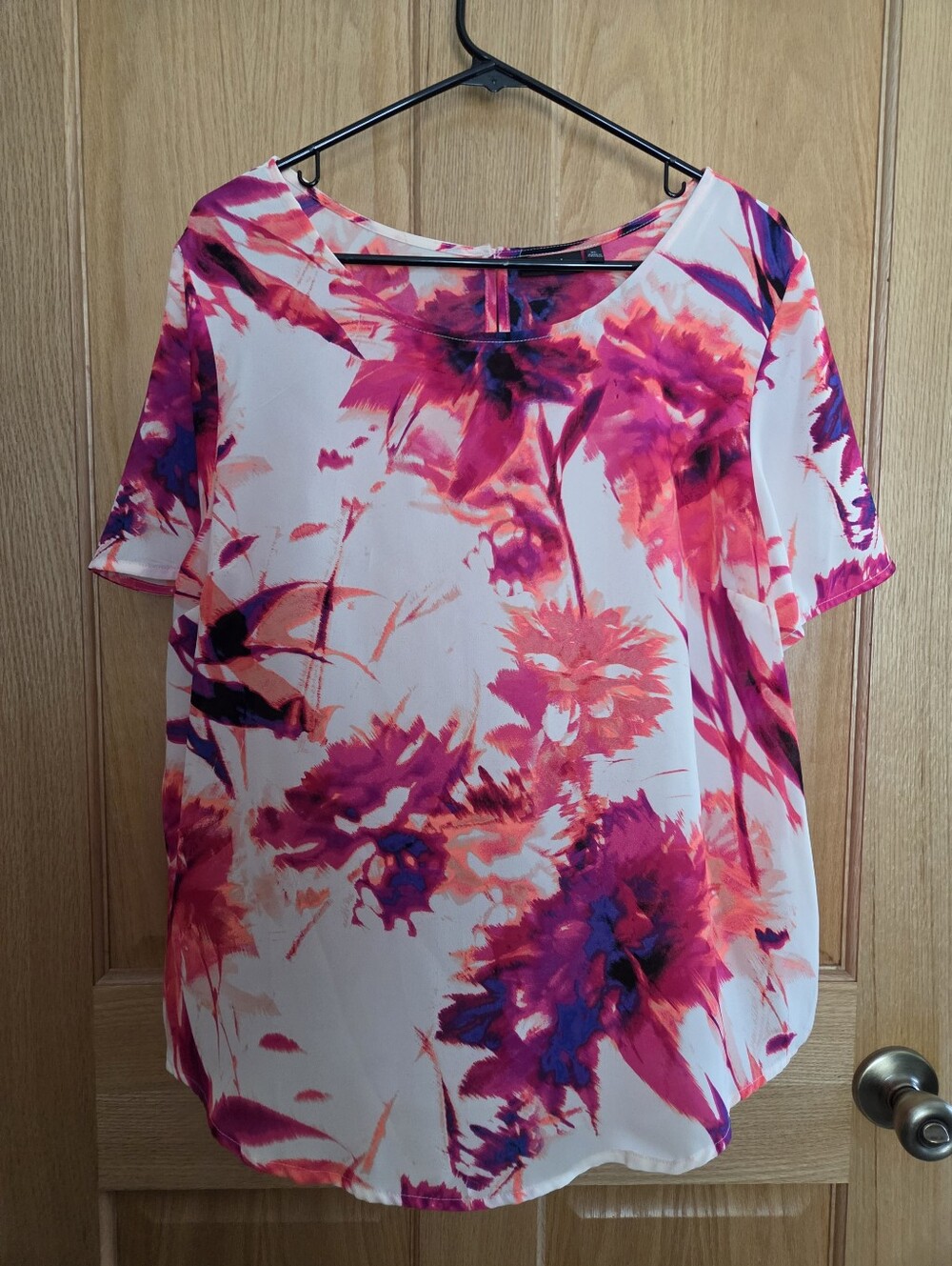 Apt. 9 Bright Botanical Print Blouse